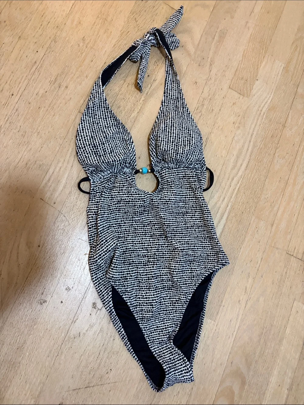 Banana moon elaia swimsuit one piece halter neck